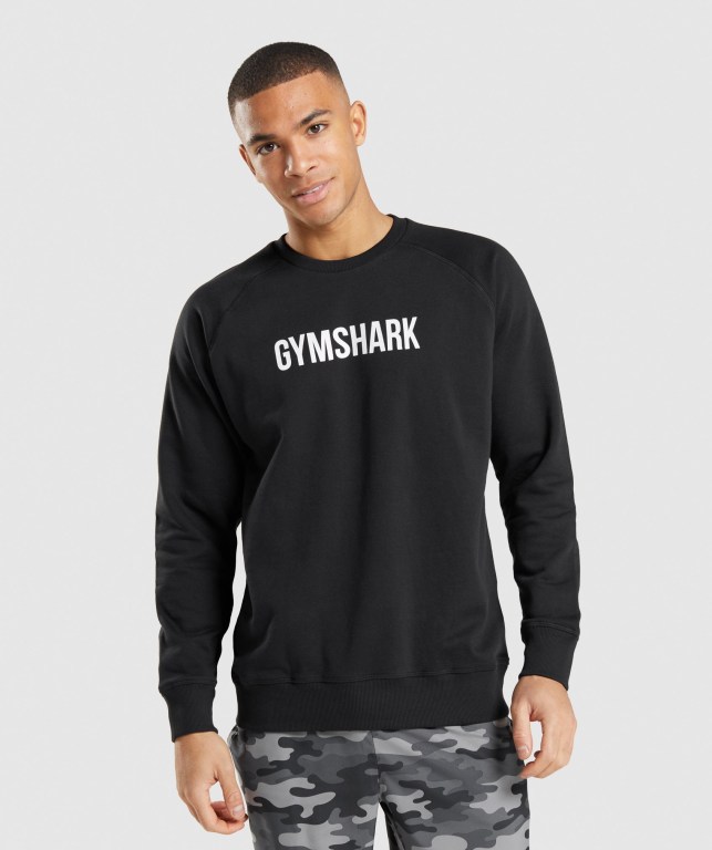 Pullover Gymshark Apollo Crew Negras | JKRgdPvphFg