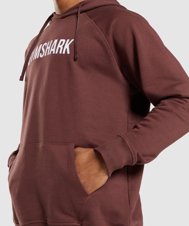 Pullover Gymshark Apollo Rosas Marrones | CbcsdQ6LSPR