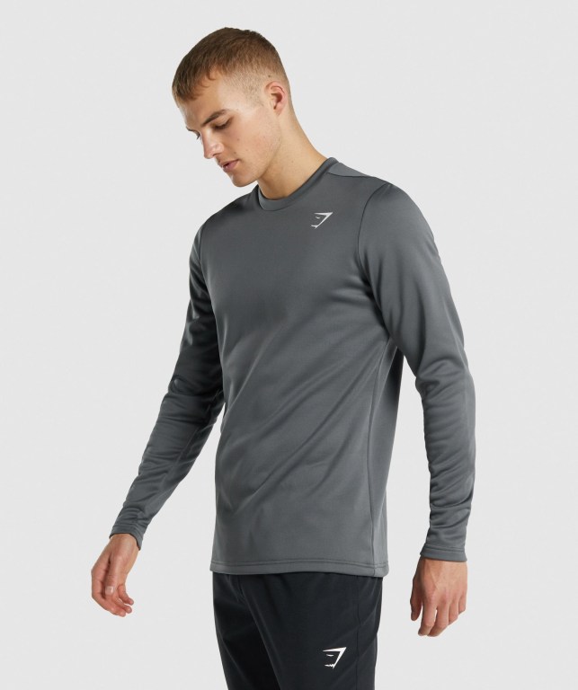 Pullover Gymshark Arrival Crew Sweatshirt Gris | GPK3LEtf4ij