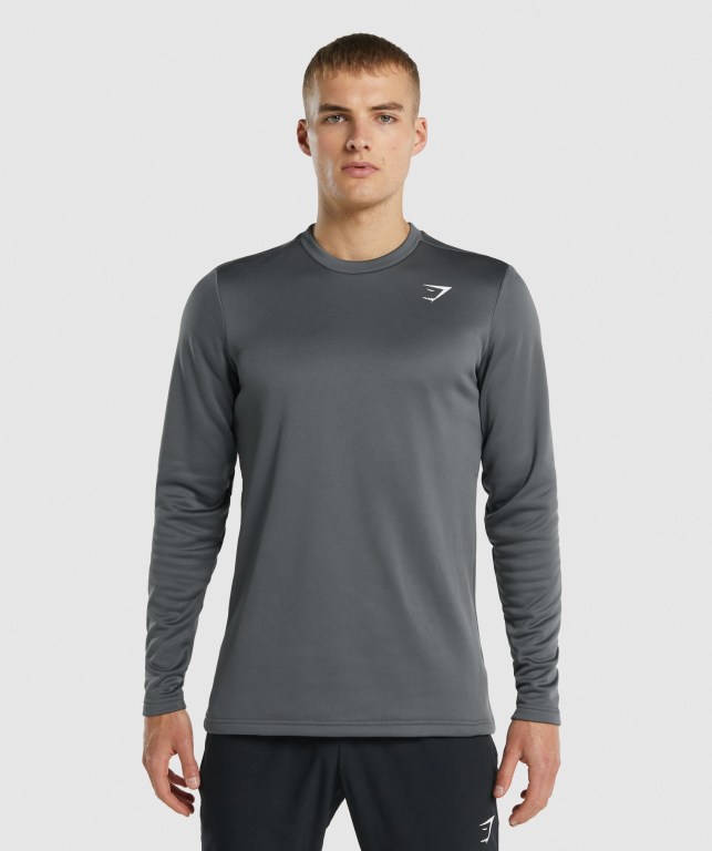 Pullover Gymshark Arrival Crew Sweatshirt Gris | GPK3LEtf4ij