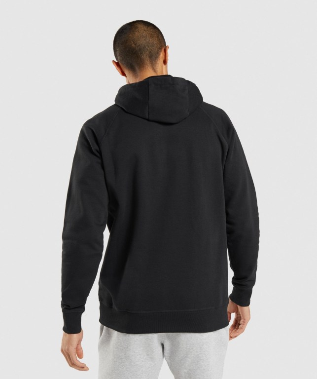 Pullover Gymshark Central Negras | ozSOB2jl26i