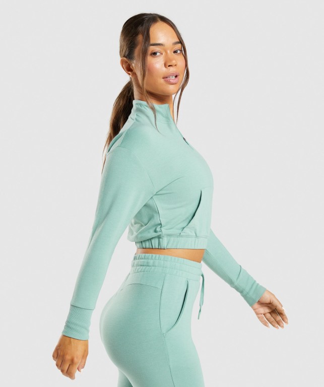 Pullover Gymshark Entrenamiento Pippa Azules | 6nSGDw52DY3