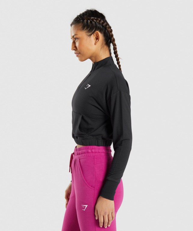 Pullover Gymshark Entrenamiento Pippa Negras | dMWfa7rwy33