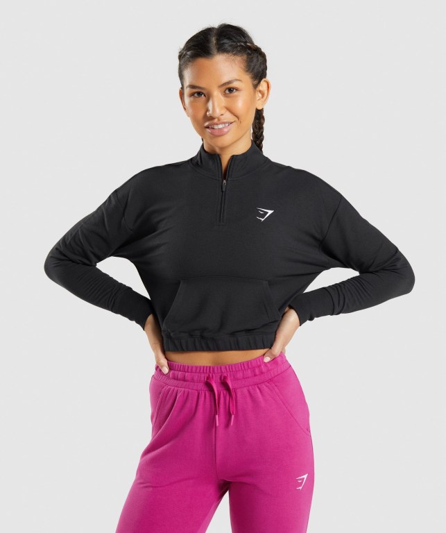 Pullover Gymshark Entrenamiento Pippa Negras | dMWfa7rwy33