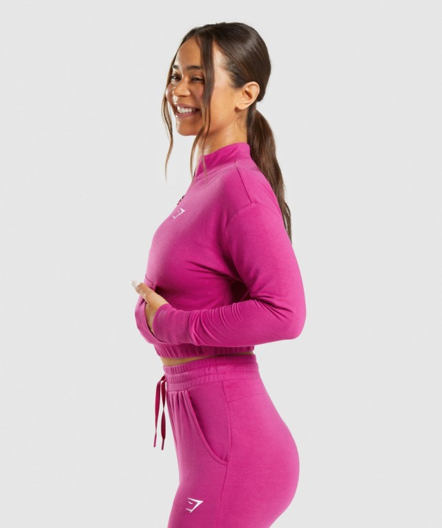 Pullover Gymshark Entrenamiento Pippa Rosas | ozH4KFJv26Y