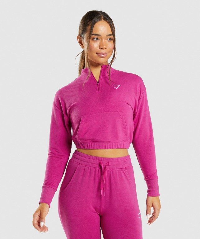 Pullover Gymshark Entrenamiento Pippa Rosas | ozH4KFJv26Y