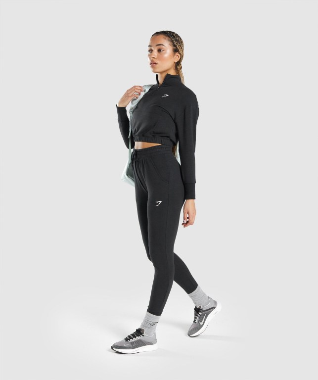 Pullover Gymshark Pippa Entrenamiento Negras | QzZ4psCyEbh