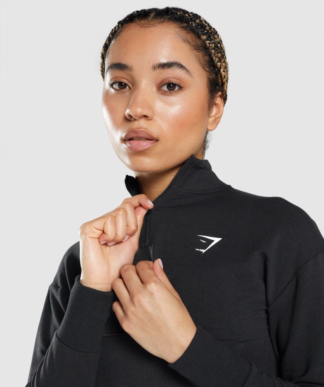 Pullover Gymshark Pippa Entrenamiento Negras | QzZ4psCyEbh