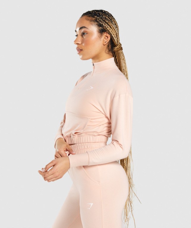 Pullover Gymshark Pippa Entrenamiento Rosas Claro | u6NddtesfHS