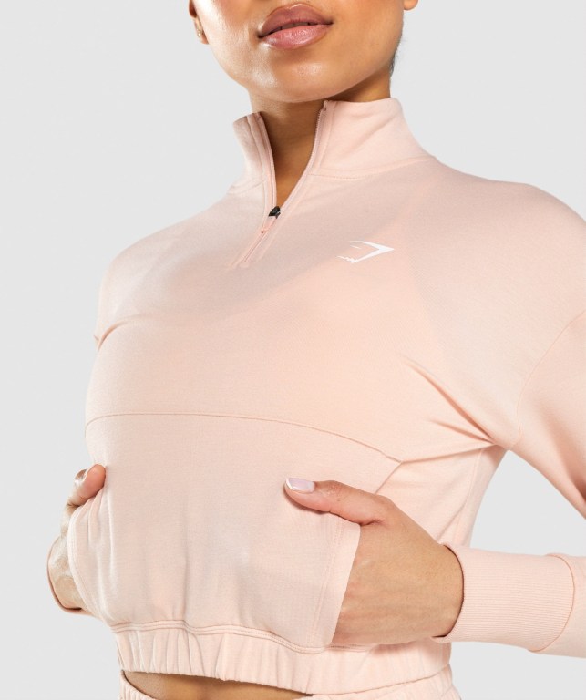 Pullover Gymshark Pippa Entrenamiento Rosas Claro | u6NddtesfHS