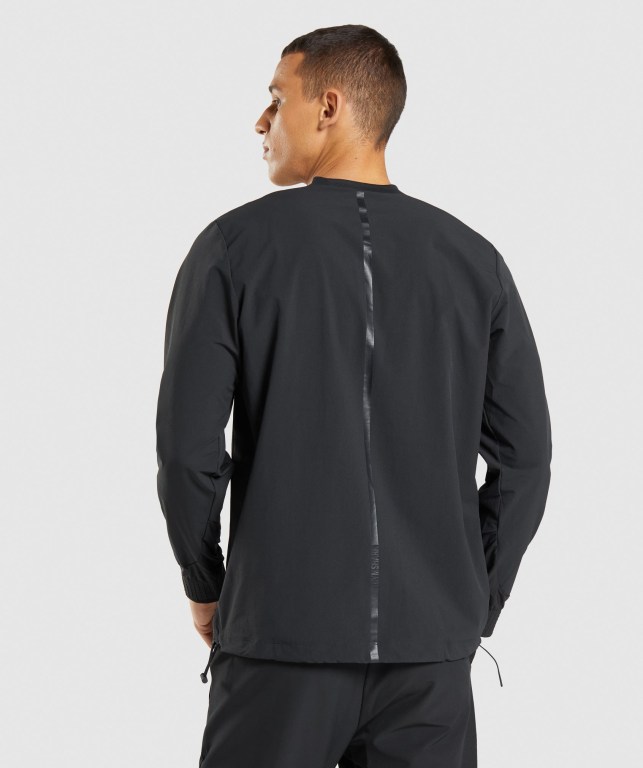 Pullover Gymshark Retake Crew Negras | CWrLi8sJfQU