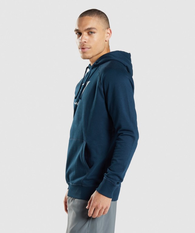 Pullover Gymshark Sharkhead Infill Azul Marino | JWDlLzZCBTE