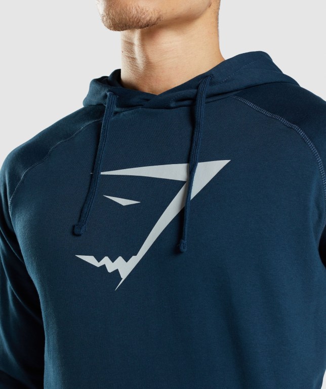 Pullover Gymshark Sharkhead Infill Azul Marino | JWDlLzZCBTE