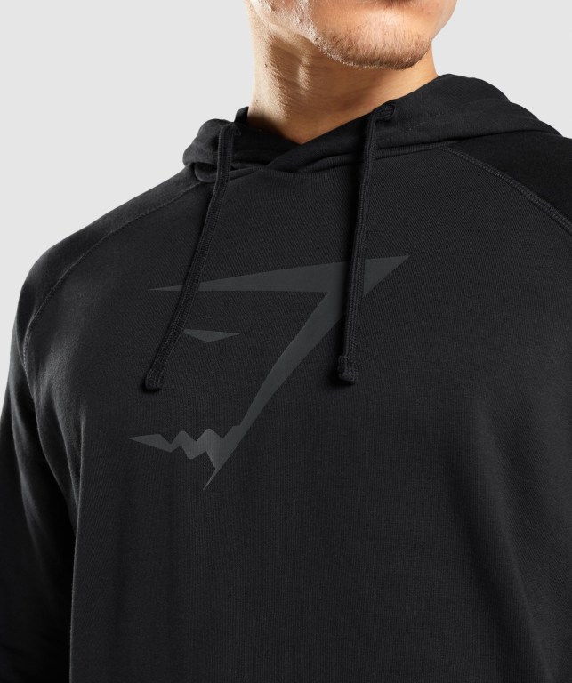 Pullover Gymshark Sharkhead Infill Negras | dsh37kVz6j9