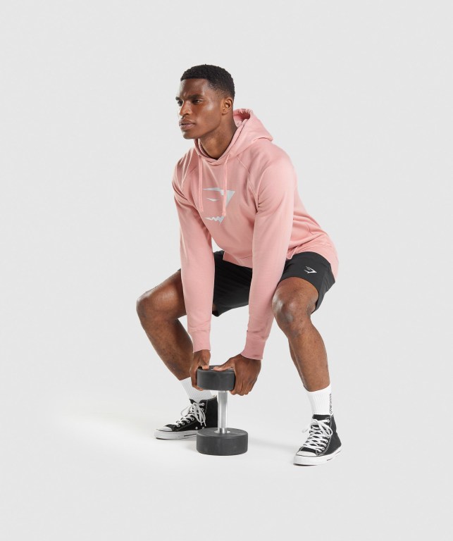 Pullover Gymshark Sharkhead Infill Rosas | ungKn4R7RQ4