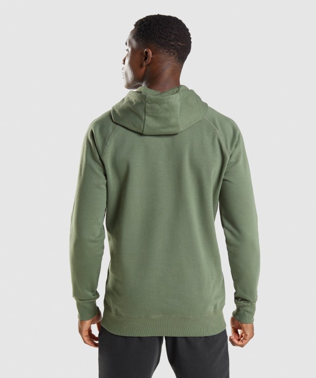 Pullover Gymshark Sharkhead Infill Verde | kw9XqWNSI8m