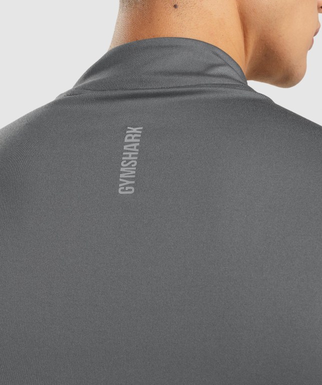 Pullover Gymshark Speed 1/4 Zip Gris | b3zJw4HjqyC