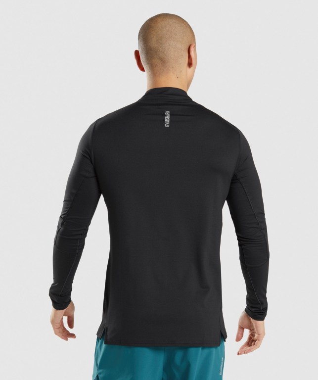 Pullover Gymshark Speed 1/4 Zip Negras | OyjGfuPQg6H