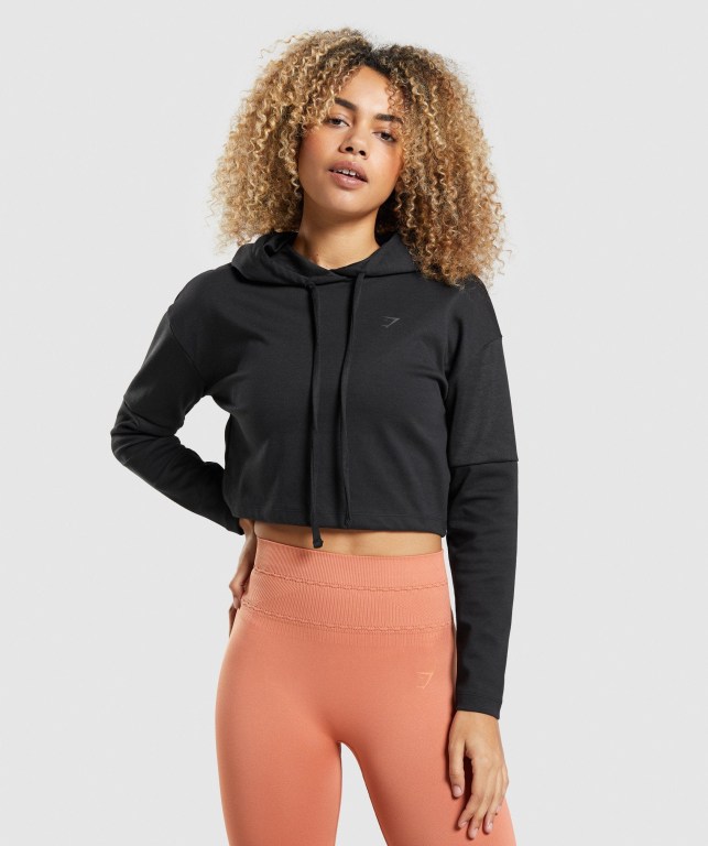 Pullover Gymshark Studio Warm-Up Negras | ahUxTHQbaKe