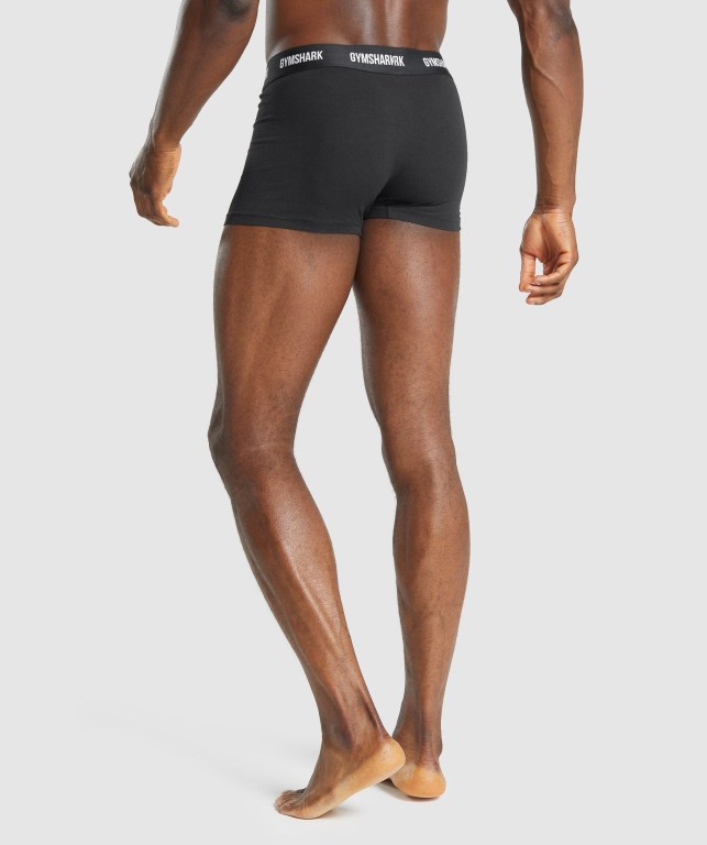 Ropa Interior Gymshark Trunk 2pk Negras | cJTPDgMkKbA