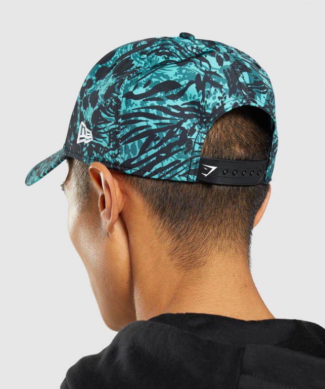 Sombreros Gymshark Manimal Snapback Turquesa | BkvEBZjMxwS