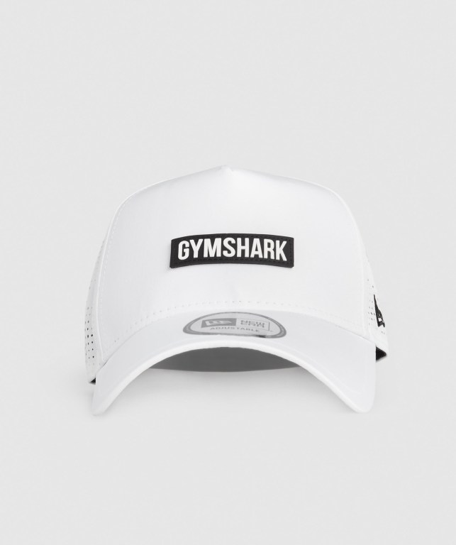 Sombreros Gymshark New Era E-Frame Trucker Blancas | PF4m64wZNzt