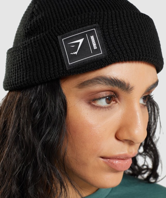 Sombreros Gymshark New Era Fishermans Beanie Negras | PFMSkXARUhg