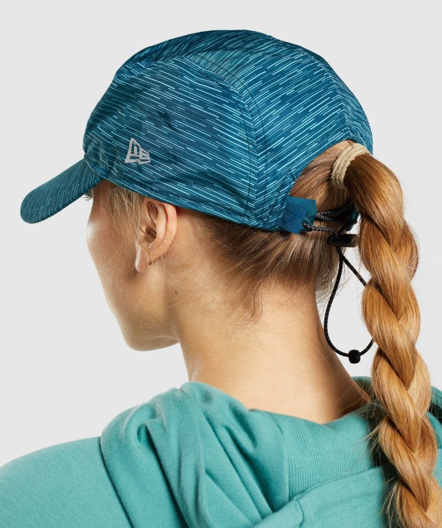 Sombreros Gymshark New Era GS Tech Cap Turquesa | hdGvxou5IiD