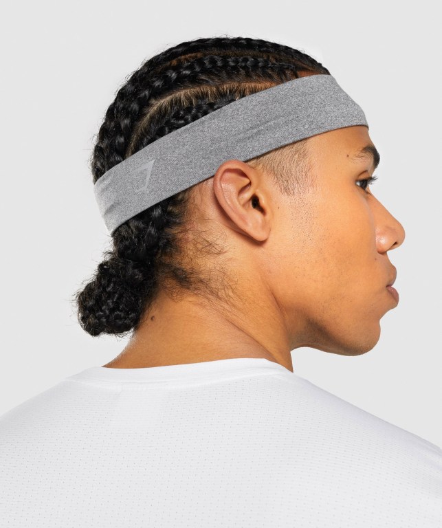 Sombreros Gymshark New Era Headband Gris Claro | ENPUjIen37l