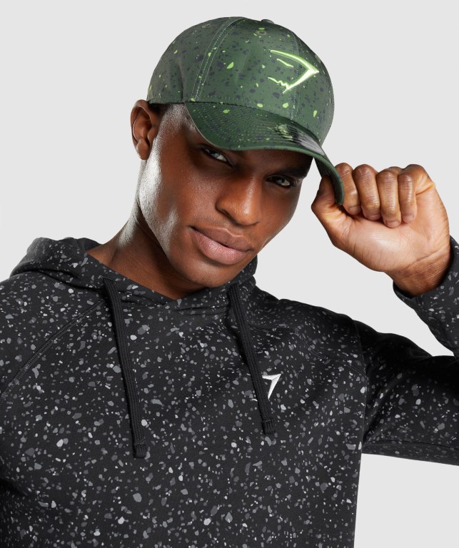 Sombreros Gymshark New Era Universe Print Verde Blancas | N3lVynzgbvc