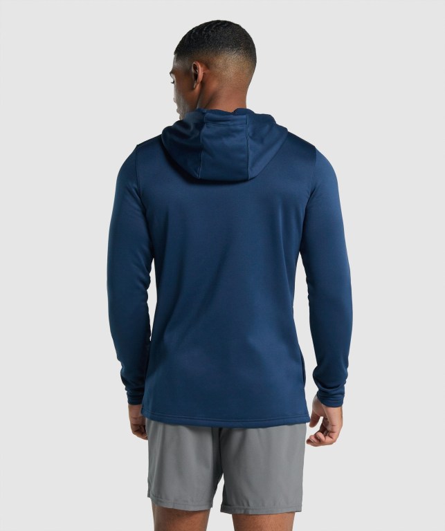 Sudadera Con Capucha Gymshark Arrival Azul Marino | DQ8PdkCPgLu