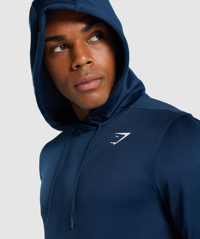 Sudadera Con Capucha Gymshark Arrival Azul Marino | DQ8PdkCPgLu