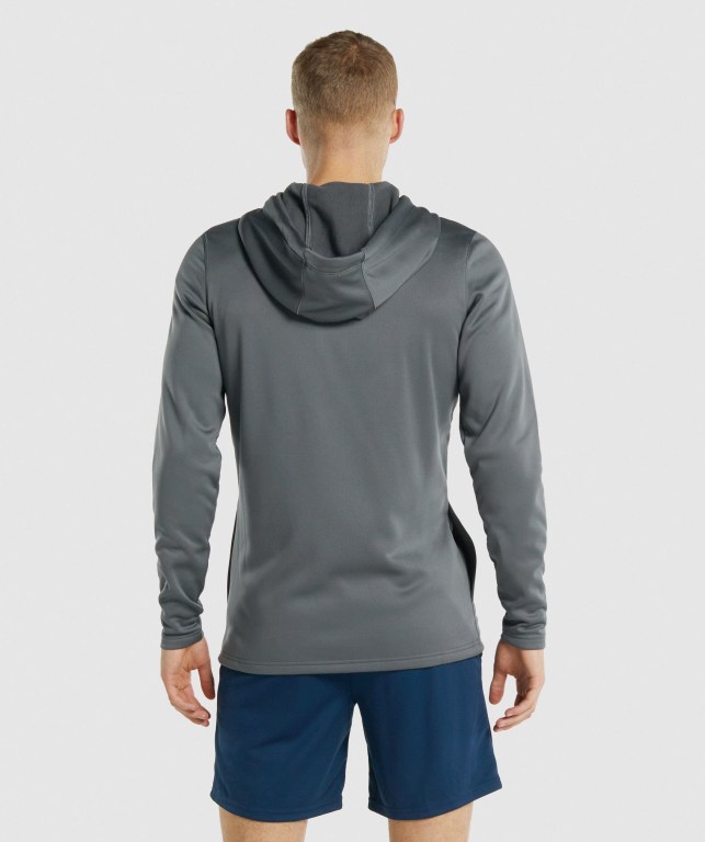 Sudadera Con Capucha Gymshark Arrival Zip Up Gris | B1a7HwTOWGY