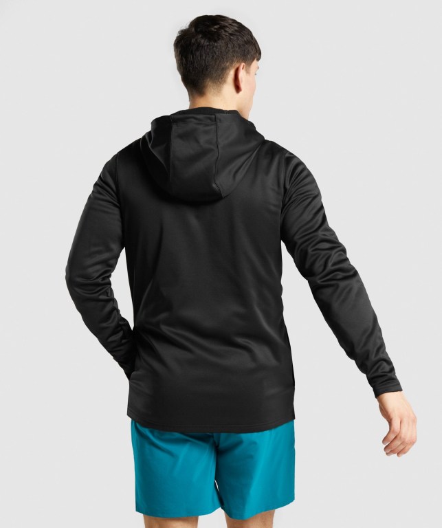 Sudadera Con Capucha Gymshark Arrival Zip Up Negras | f1E2KijWhbp