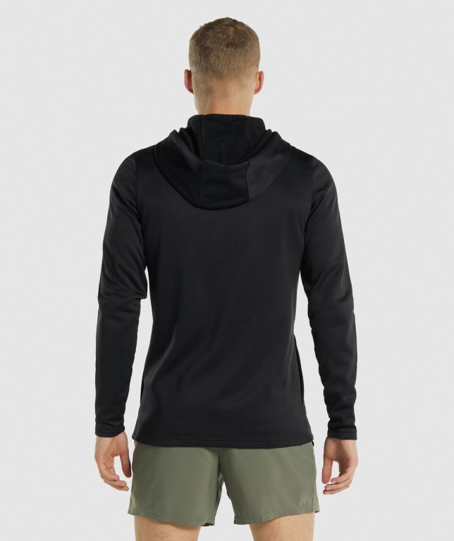 Sudadera Con Capucha Gymshark Arrival Zip Up Negras | lRFmrUu9EK6