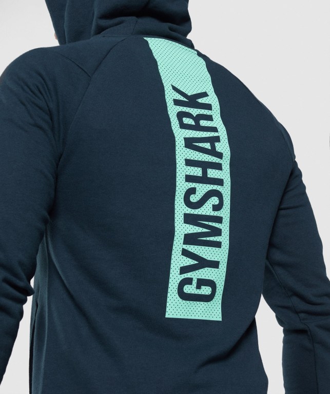 Sudadera Con Capucha Gymshark Bold Azul Marino | rUi8Rski1mR