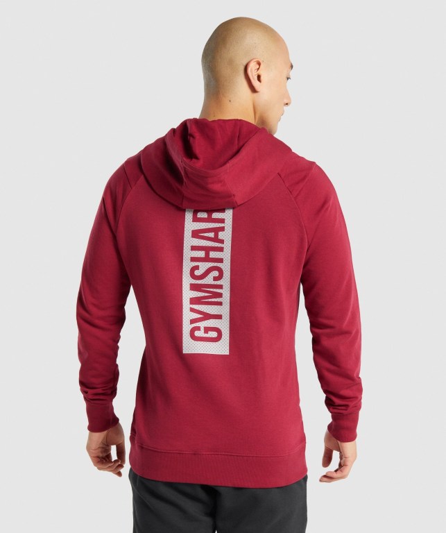 Sudadera Con Capucha Gymshark Bold Burdeos | yqkApvZXmc5