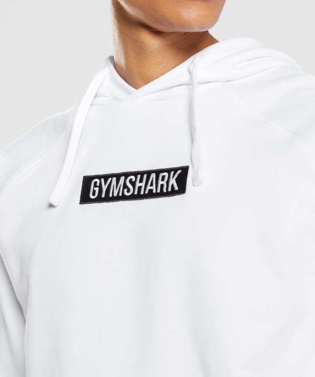 Sudadera Con Capucha Gymshark Central Blancas | SQ35FlY2v4K