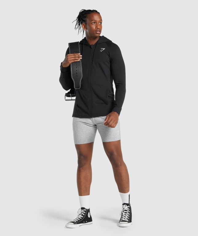 Sudadera Con Capucha Gymshark Critical 2.0 Zip Up Negras | XKrQMAA2ELz