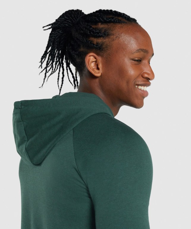 Sudadera Con Capucha Gymshark Critical 2.0 Zip Up Verde Oscuro | wUDMDrnsPNC