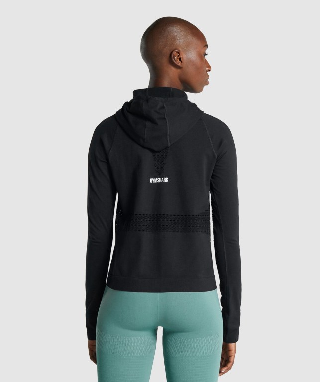 Sudadera Con Capucha Gymshark Energy Seamless Negras | aLFcYGdtKWr