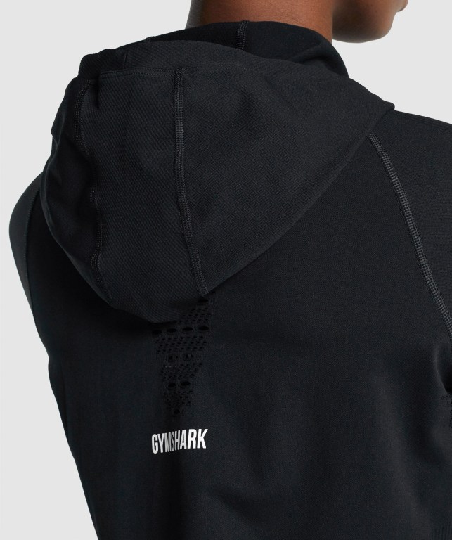 Sudadera Con Capucha Gymshark Energy Seamless Negras | aLFcYGdtKWr