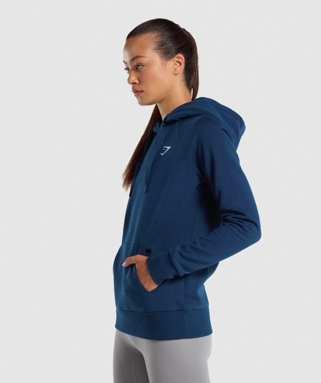 Sudadera Con Capucha Gymshark Entrenamiento Azul Marino | 9BMsXcqne5x