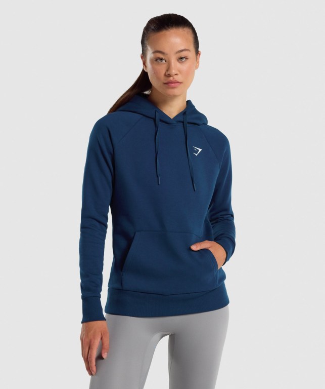 Sudadera Con Capucha Gymshark Entrenamiento Azul Marino | 9BMsXcqne5x