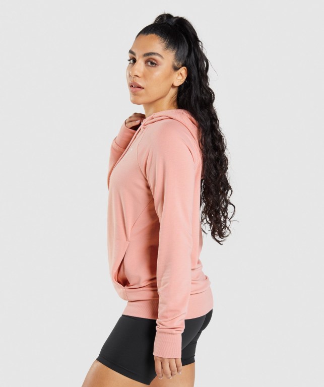 Sudadera Con Capucha Gymshark Entrenamiento Rosas | ICYaHrysIHv