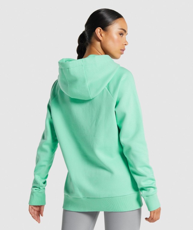 Sudadera Con Capucha Gymshark Entrenamiento Verde Claro | UGPqim9P9ZR