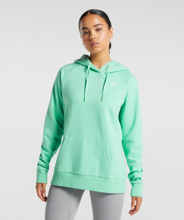 Sudadera Con Capucha Gymshark Entrenamiento Verde Claro | UGPqim9P9ZR