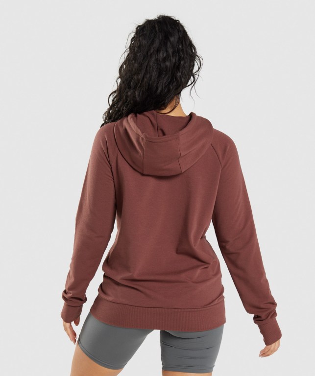 Sudadera Con Capucha Gymshark Entrenamiento Rosas Marrones | lJnVTuK4qQA