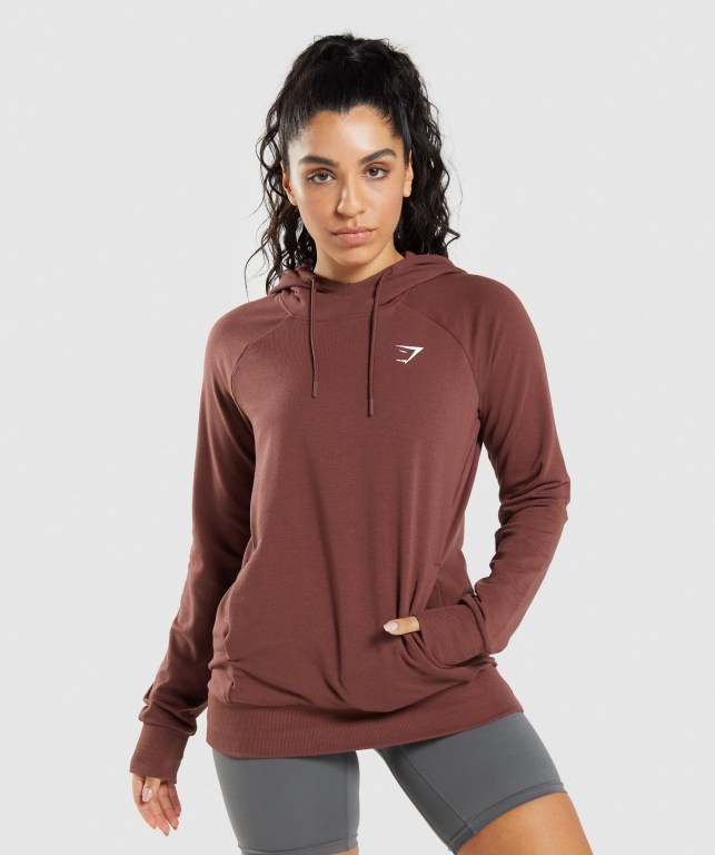 Sudadera Con Capucha Gymshark Entrenamiento Rosas Marrones | lJnVTuK4qQA