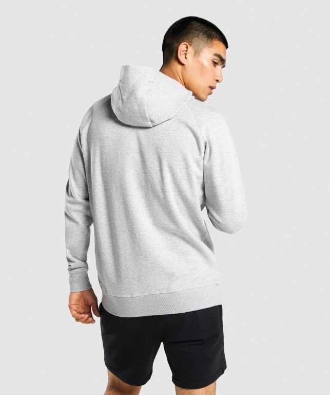 Sudadera Con Capucha Gymshark GSLC Collegiate Gris Claro | DxfqzpVKrxG